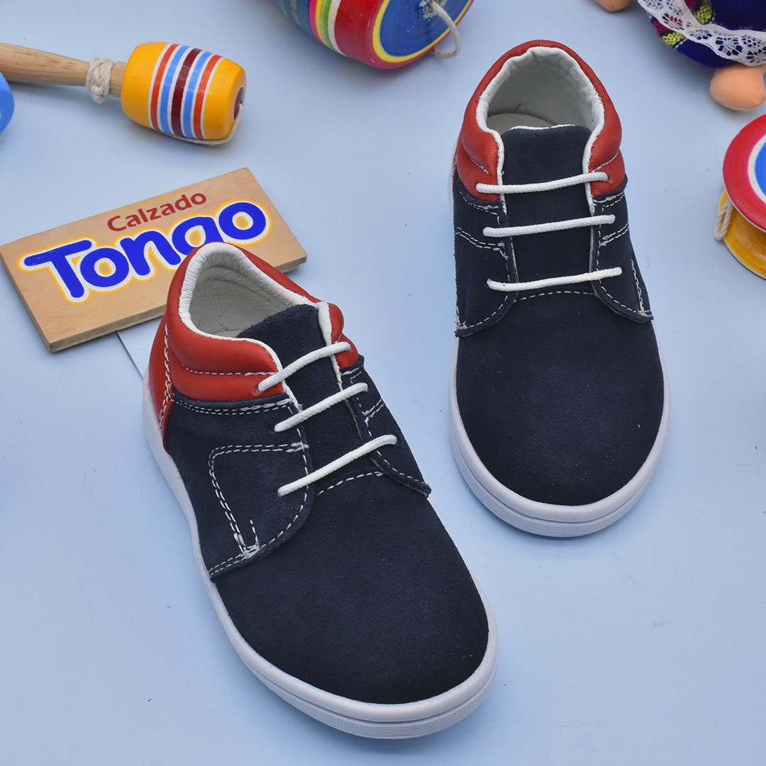 Children's red-blue shoes Model 451