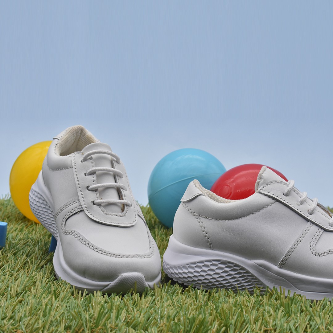 Children's white tennis Model 815