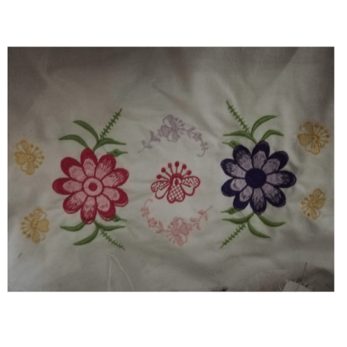 Custom Flower Embroidery