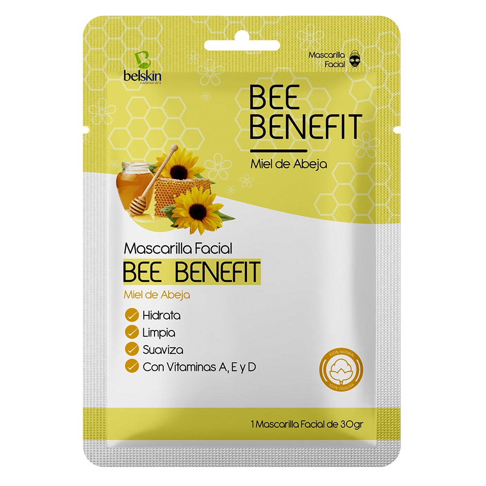 Bee face mask benefit