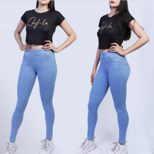 CK21BL Jeggings for Woman / High-Quality Stretch Denim Jeggins / Stylish and Comfortable jeggings