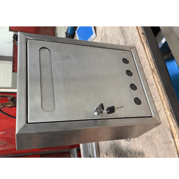 Stainless Steel Custom Made Mailboxes.