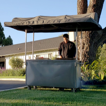 Custom Made Stainless Steel Taco Carts