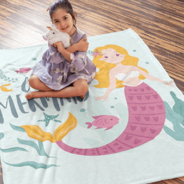 PERSONALIZED BLANKET - MERMAID