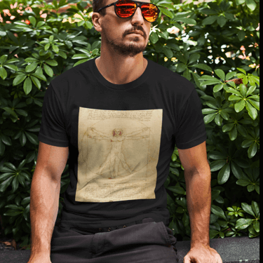T Shirt for Man- Customizable T shirt- Sublimated Shirt Model 4