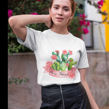 T Shirt for Woman- Customizable T shirt- Sublimated Shirt- Cactus printed