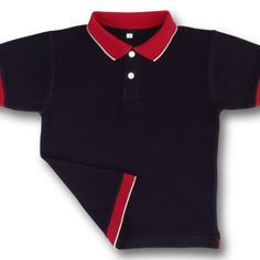 Polo Shirt - Red And Blue