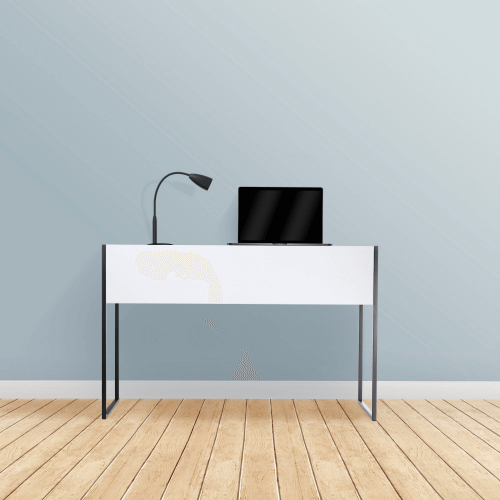 Compact Workstation / Small Workspace Desk / Essential Desk Unit / MAINE (Desk 1.20 x 60)