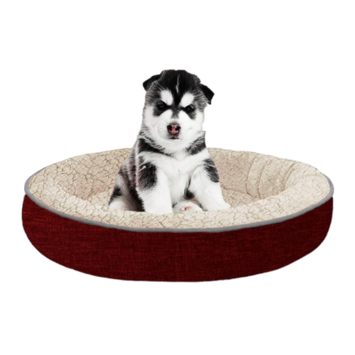 Nest Type Red Color Pet Bed