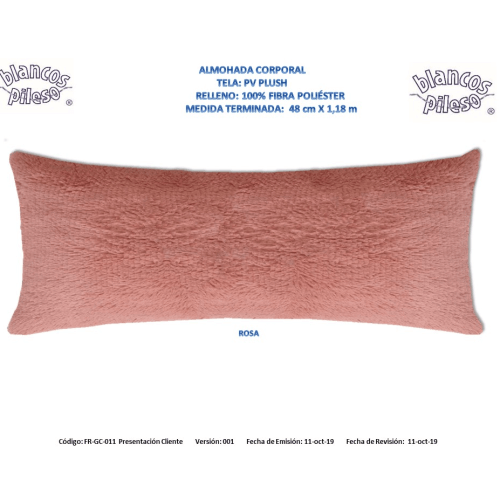 Soft Pillow - Customizable Pillow Made of Polyester - Rose Color Pillow