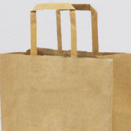 Paper Handle Bags, Open Cut Handle