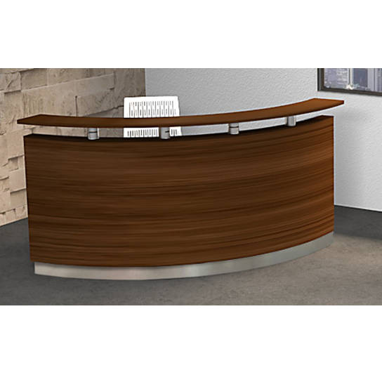 Compact Reception Console / Customizable Receptionist Desk / Executive Office Station