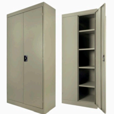 Vertical Filing Cabinet, 2 long door File Cabinet with Lock
