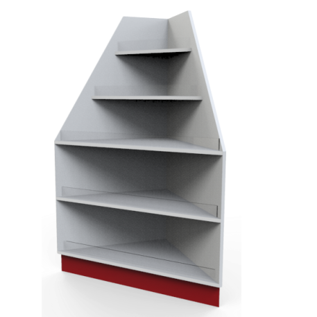 Gondola Shelving - Gondola Furniture -Corner Display Racks for Multiple Products