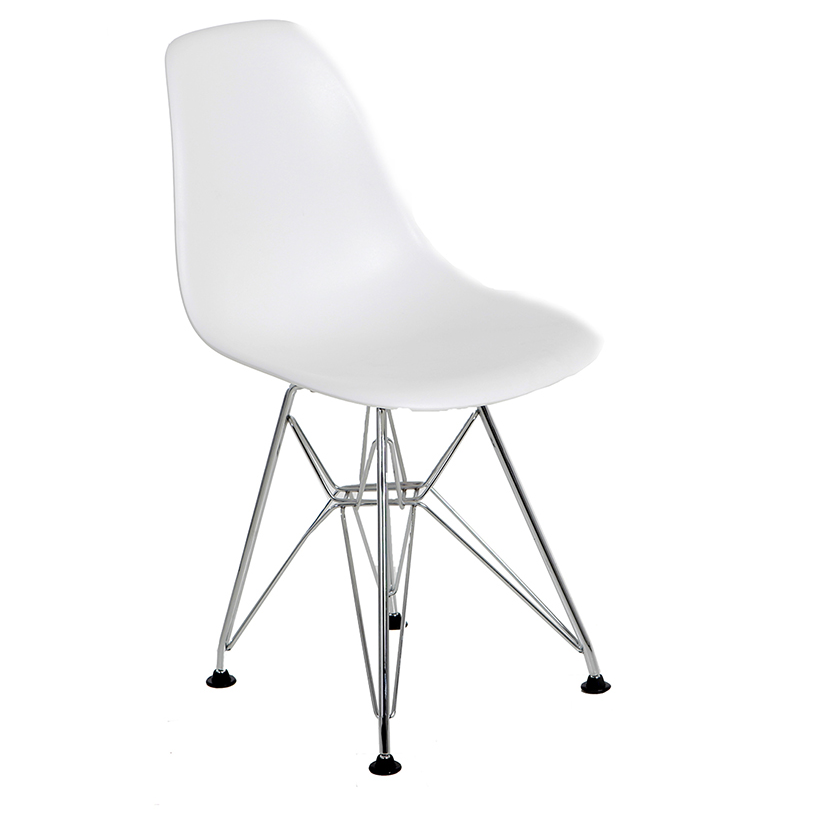 Modern Eames Metal Leg Chair / Sleek Toddler Seat / Contemporary Kids Dining Chair