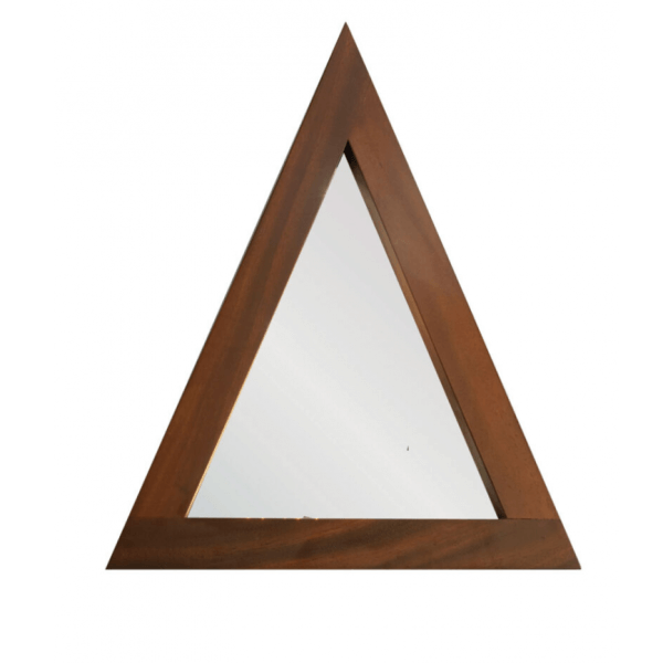 Triangle Wood Mirror / Wall Mirror / Decorative Mirror
