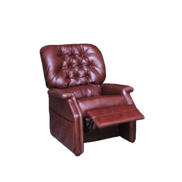 Adjustable Backrest Armchair / Footrest Equipped Leather Sofa / Reclining Chaise Lounger