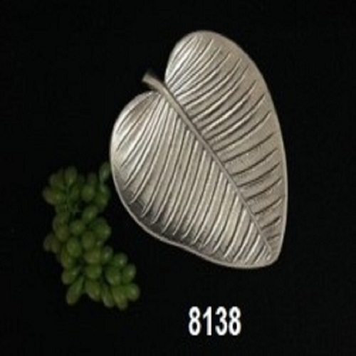 Pewter Snack Platters - LEAF