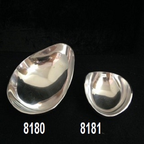 Pewter Snack Platters - SMOOTH PEAR CANDY DISH