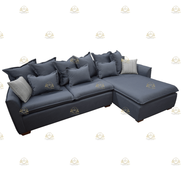 NETANYA Cozy Corner Sofa / Modern Mini L-Shaped Settee / Chic Petite Sofa