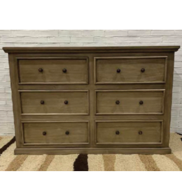 Montreal 6-Drawer Dresser / Bedroom Garment Cabinet / Spacious Storage Bureau