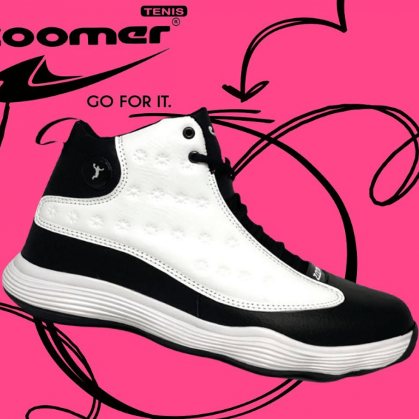 Zoomer Casual, Training Shoes All White Sneakers / Hoops Footwear / Court Crusader Shoes