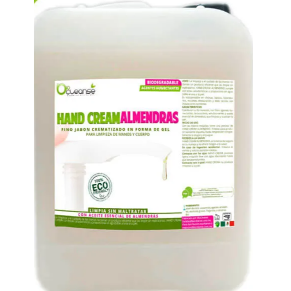 HAND CREAM ALMONDS | Biodegradable Liquid Hand and Body Soap