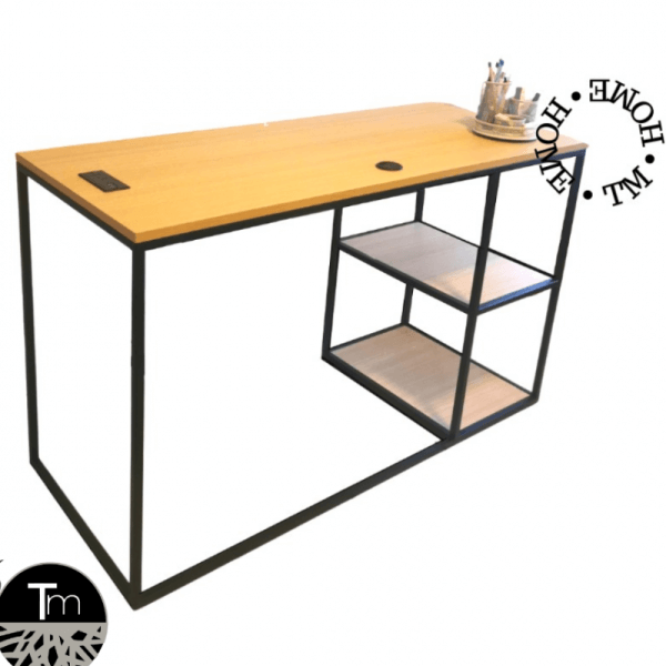 ALIA Executive Industrial Style Desk / Spacious Office Workstation / Modern Study Table