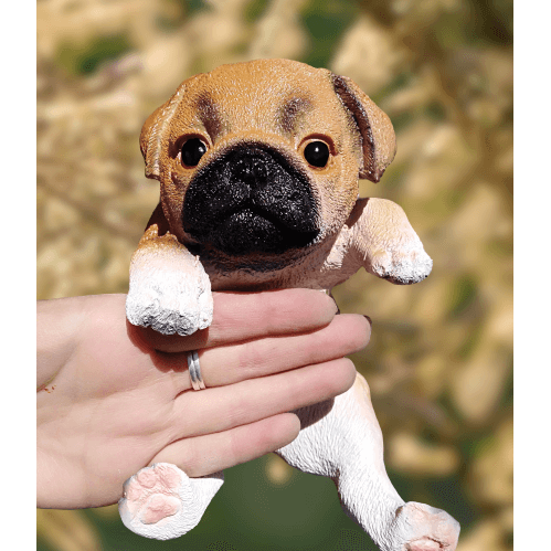 perritos decorativos casa y jardin decoracion figuras esculturas pugg