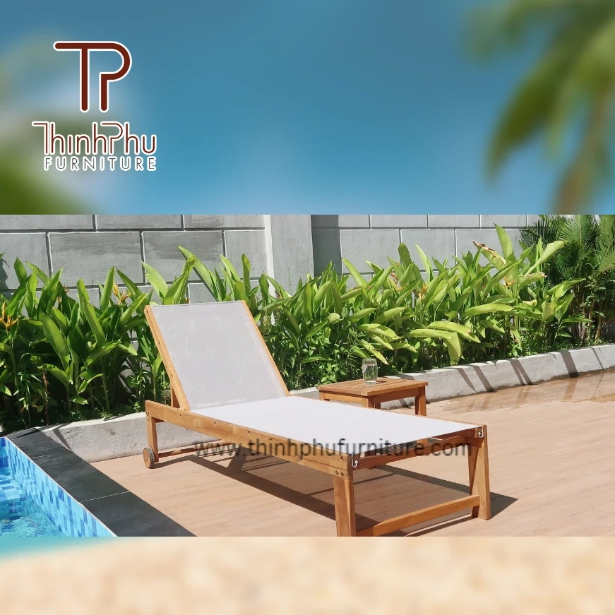 Classical Sun lounger Beach Chair outdoor furniture Vietnam Manufacturer