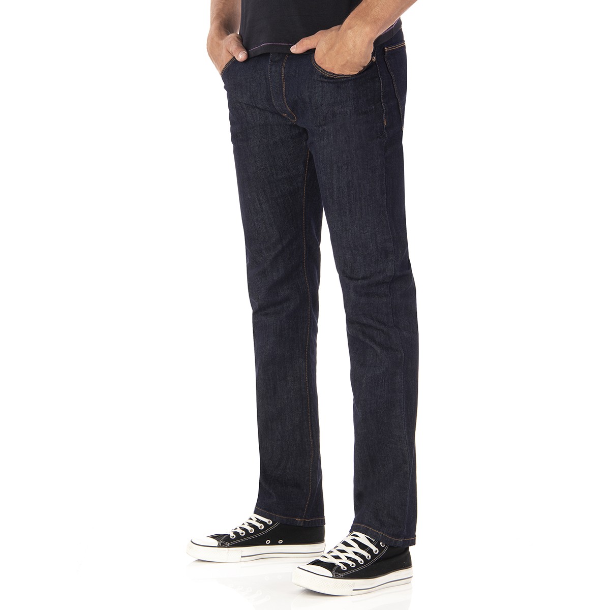 Mens Jeans Crotch 1803 Silver Plate Regular Slim Fit