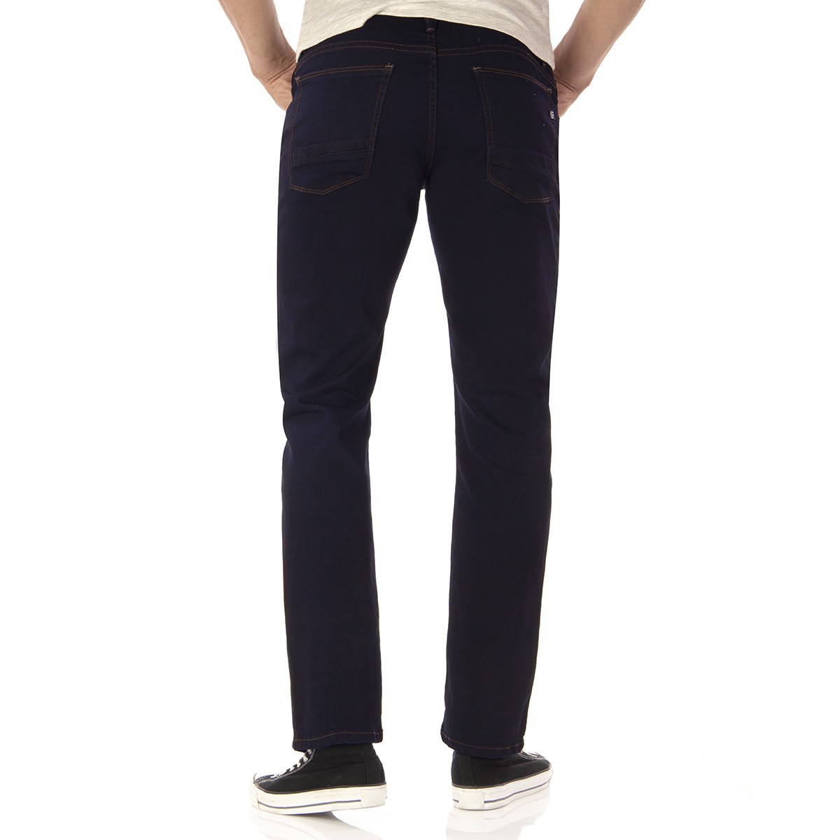 Mens Jeans Crotch 1804 Silver Plate Regular Slim Fit