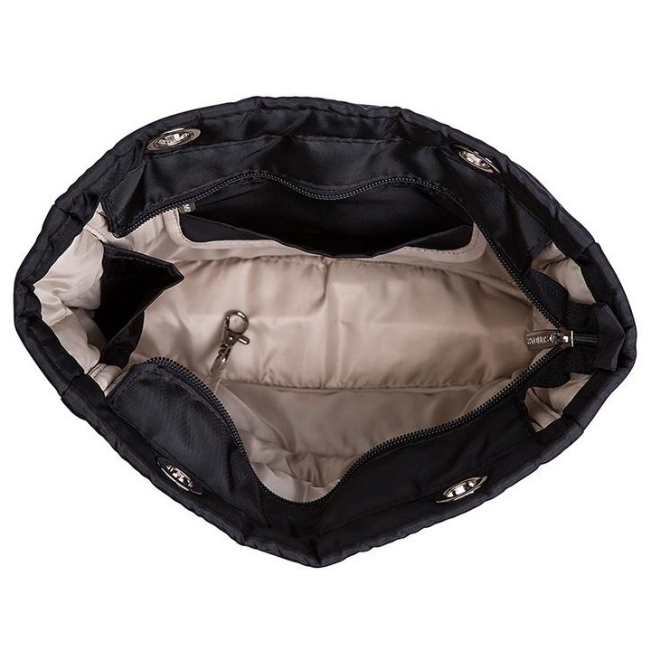 Black Basica Shoulder Bag