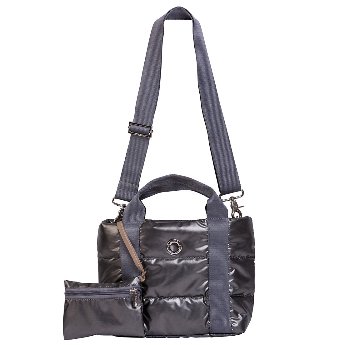 Gray Básica Mini with Gray Adjustable Strap