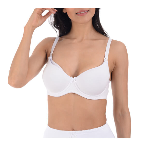 Maternity Bra / Comfort & Support / Cotton-Lined Nursing Bra / Wide Back Support Maternity Bra