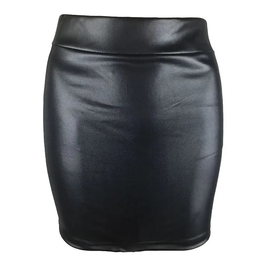 Smooth Vinileather miniskirt