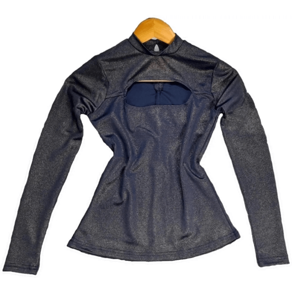Long Sleeve High Neck Blouse