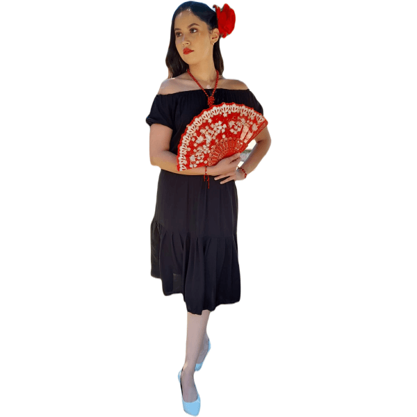 Mexican style peasant loose dress