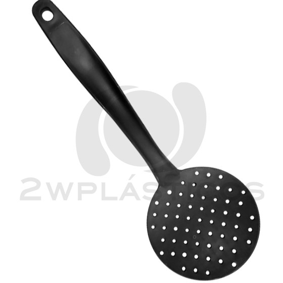 Kitchen Utensil -  Skimmer  (BPA FREE Polypropylene) Black