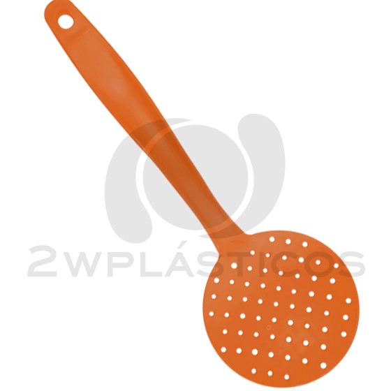 Kitchen Utensil -  Skimmer  (BPA FREE Polypropylene) Orange