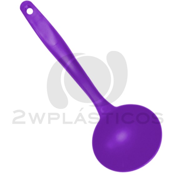 Kitchen Utensil - 30cm Ladle (BPA FREE Polypropylene) Purple