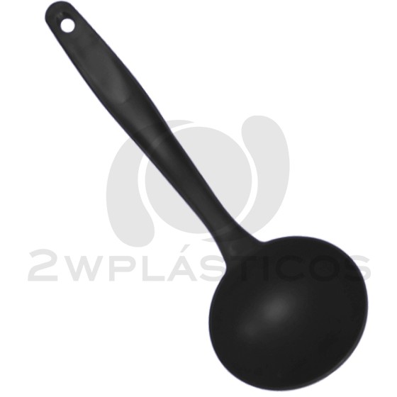 Kitchen Utensil - 30cm Ladle (BPA FREE Polypropylene) Black