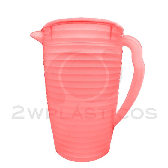 Kitchen goods. Plastic jar 2L(BPA FREE Polypropyle)Red