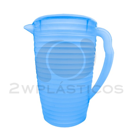 Kitchen goods. Plastic jar 2L(BPA FREE Polypropyle)Blue