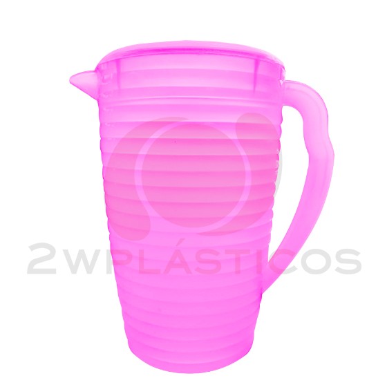 Kitchen goods. Plastic jar 2L(BPA FREE Polypropyle)Pink