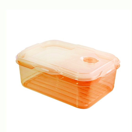Food container 750ml, microwave container(with valve)(BPA FREE,  PP) Orange