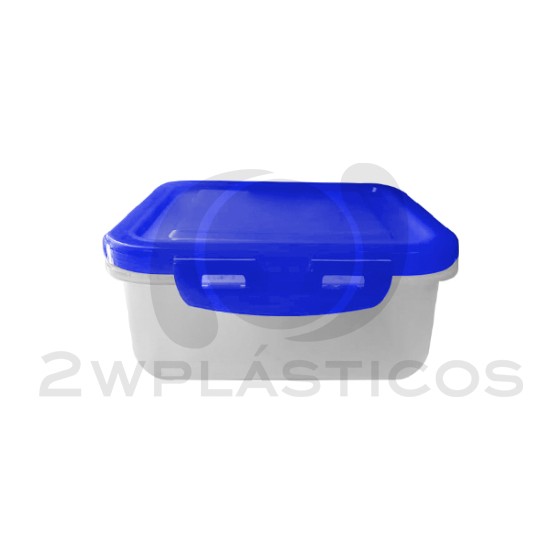 Food clip container 500ml (BPA FREE) Blue lid