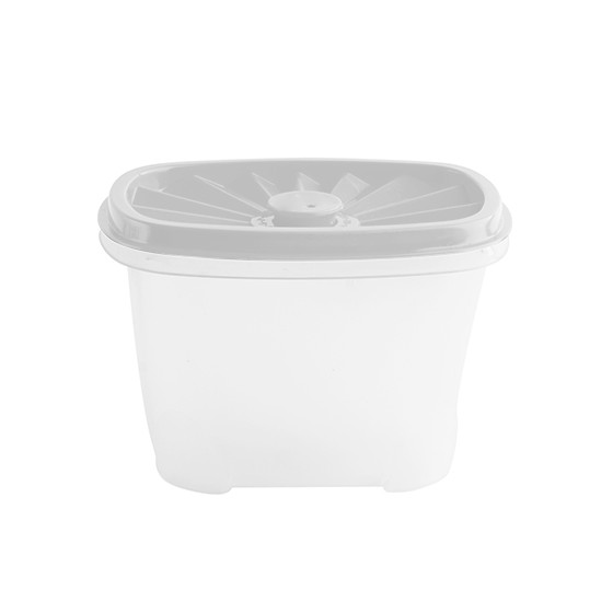 Food container-  Rectangular Date Container 500ml (17oz)  (BPA free) White lid