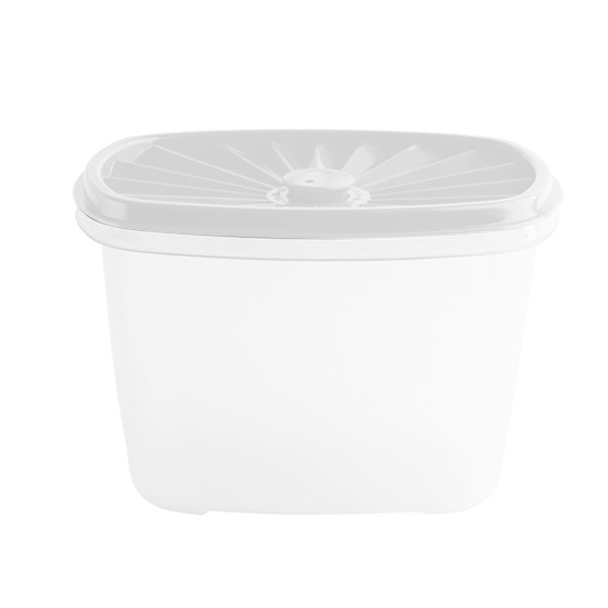 Food container-  Rectangular Date Container 1000ml (33oz)  (BPA free) White lid