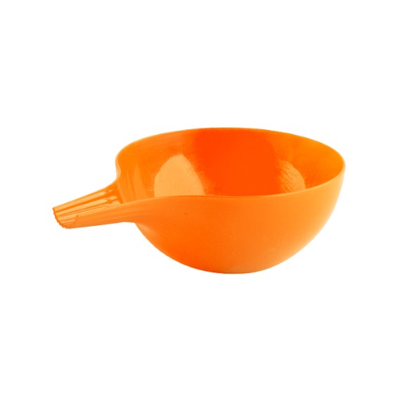 Kitchen Utensil - Plastic scooper 200ml  (BPA FREE,  Polypropylene) Orange.